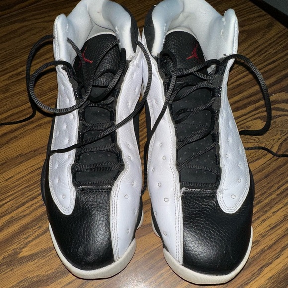 Jordan Black and White Sneakers - Picture 2 of 10
